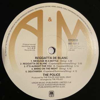 LP The Police: Reggatta De Blanc
