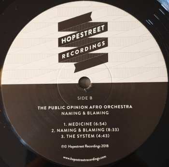 LP The Public Opinion Afro Orchestra: Naming & Blaming