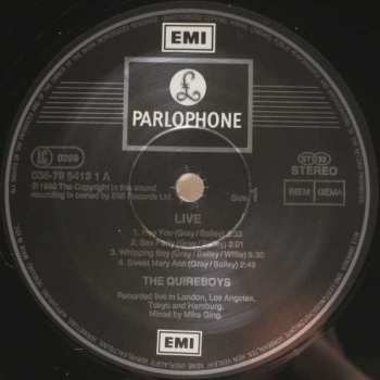 LP The Quireboys: Live Album (Recorded Around The World)