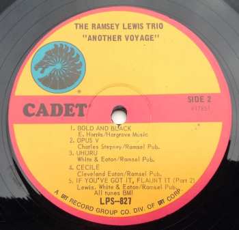 LP The Ramsey Lewis Trio: Another Voyage