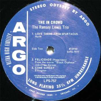 LP The Ramsey Lewis Trio: The In Crowd