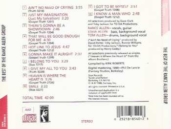 CD The Rance Allen Group: The Best Of The Rance Allen Group