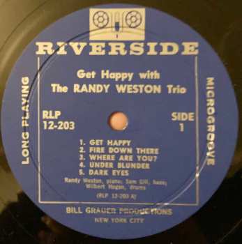 LP Randy Weston Trio: Get Happy With The Randy Weston Trio