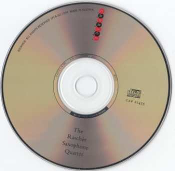 CD Rascher Saxophone Quartet: The Raschèr Saxophone Quartet