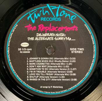 LP/4CD/Doos The Replacements: Sorry Ma, Forgot To Take Out The Trash LTD