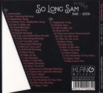 2CD The Residents: So Long Sam (1945 - 2006)