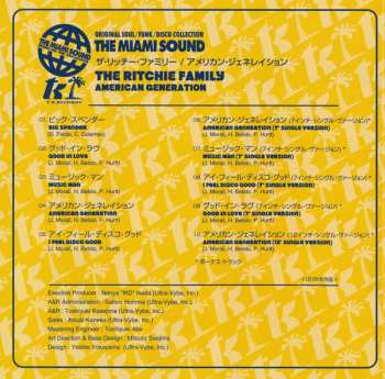 CD The Ritchie Family: American Generation