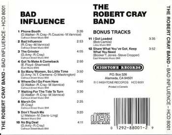 CD The Robert Cray Band: Bad Influence