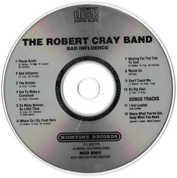 CD The Robert Cray Band: Bad Influence