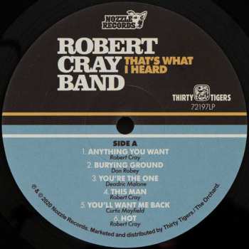 LP The Robert Cray Band: That's What I Heard