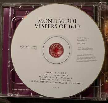 2CD The English Cornett And Sackbut Ensemble: Monteverdi:  Vespers Of 1610