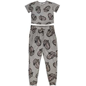 Merch The Rolling Stones: Dames Pyjamas Heart Tongue