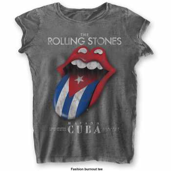 Merch The Rolling Stones: Dames T-shirt Havana Cuba 