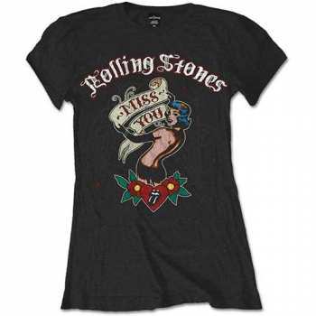 Merch The Rolling Stones: Dames T-shirt Miss You 