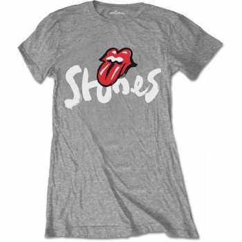 Merch The Rolling Stones: Dames T-shirt No Filter Brush Strokes 