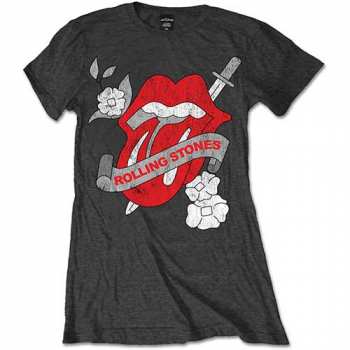 Merch The Rolling Stones: Dames T-shirt Vintage Tattoo 