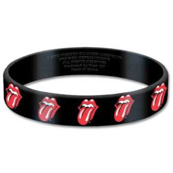 Merch The Rolling Stones: Rubberen Armband Tongues