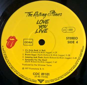 2LP The Rolling Stones: Love You Live