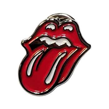 Merch The Rolling Stones: Badge Classic Tongue Silver Outline
