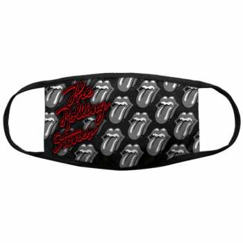 Merch The Rolling Stones: Mondkapje B&w Tongues