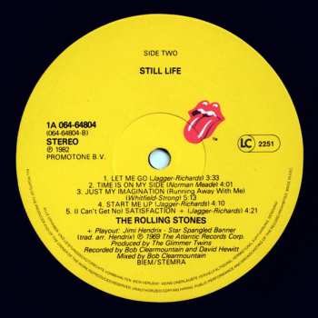 LP The Rolling Stones: Still Life (American Concert 1981)