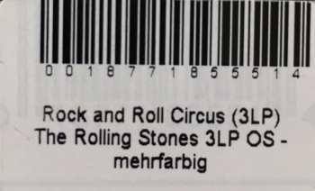 3LP/Doos The Rolling Stones: The Rolling Stones Rock And Roll Circus
