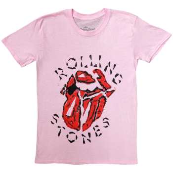 Merch The Rolling Stones: The Rolling Stones Unisex T-shirt: Hackney Diamonds Painted Tongue (small) S