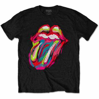 Merch The Rolling Stones: T-shirt Sixty Brushstroke Tongue