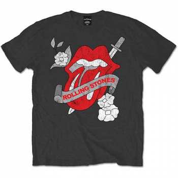 Merch The Rolling Stones: Tričko Vintage Tattoo  S