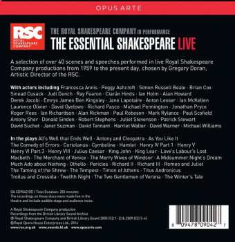 4CD/Doos Royal Shakespeare Company: The Essential Shakespeare Live