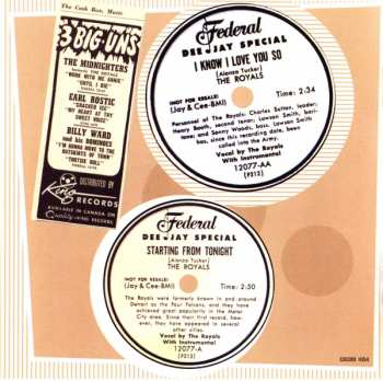 CD The Royals: The Federal Singles