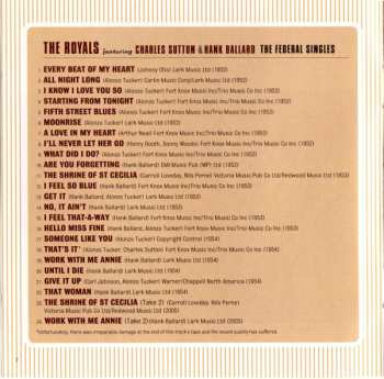 CD The Royals: The Federal Singles