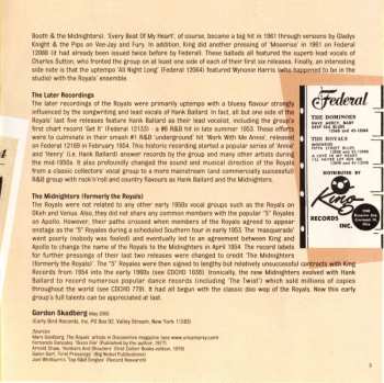 CD The Royals: The Federal Singles