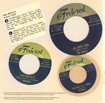 CD The Royals: The Federal Singles