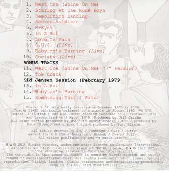 4CD/Doos The Ruts: The Virgin Years
