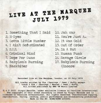 4CD/Doos The Ruts: The Virgin Years