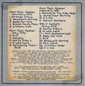 4CD/Doos The Ruts: The Virgin Years