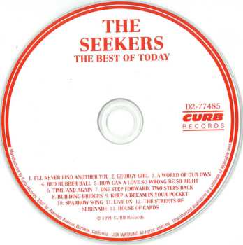 CD The Seekers: The Best Of Today