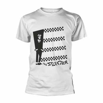 Merch The Selecter: T-shirt Two Tone Stripes (white)