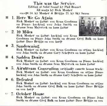 CD The Service: This Was The Service
