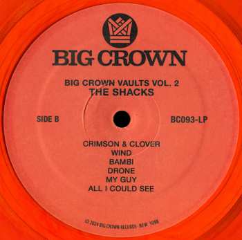 LP The Shacks: Big Crown Vaults Vol. 2 - The Shacks CLR | LTD