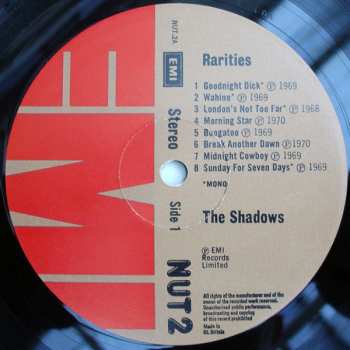LP The Shadows: Rarities