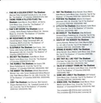 2CD The Shadows: The Complete Releases 1959 - 1962