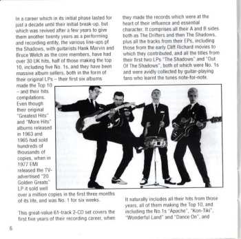 2CD The Shadows: The Complete Releases 1959 - 1962