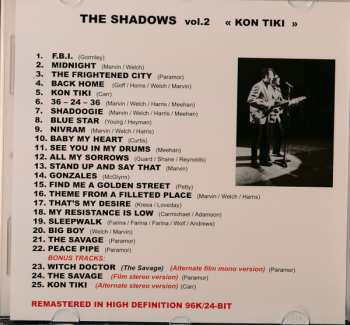 CD The Shadows: Vol. 2 Kon Tiki