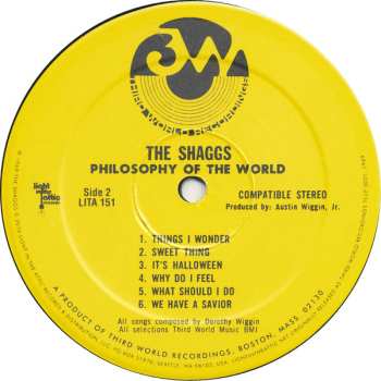 LP The Shaggs: Philosophy Of The World