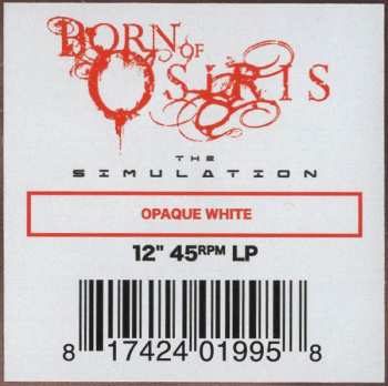 LP Born Of Osiris: The Simulation CLR