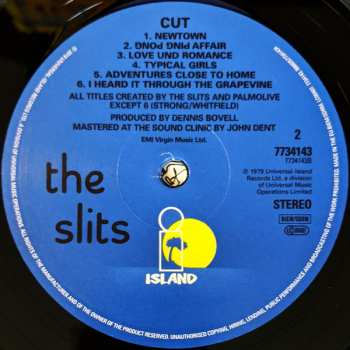 LP The Slits: Cut