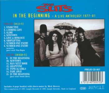 CD The Slits: In The Beginning (A Live Anthology 1977-81)