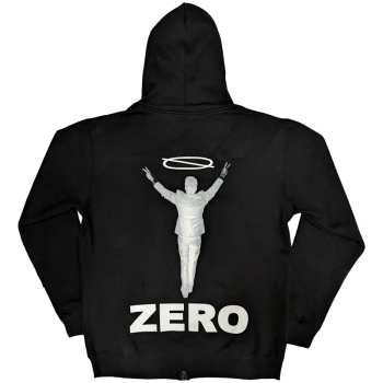 Merch The Smashing Pumpkins: The Smashing Pumpkins Unisex Zipped Hoodie: Zero Halo (back Print) (small) S